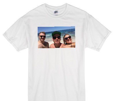 Custom Gildan 100% Cotton White T-Shirt