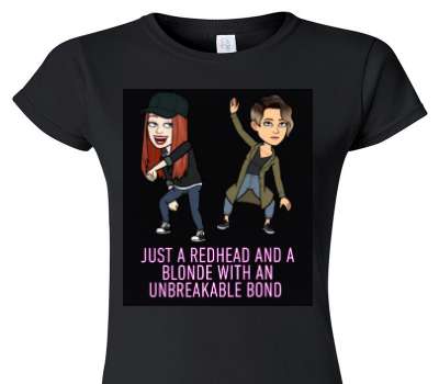 Custom Womens Soft Style 100% Cotton Black T-Shirt