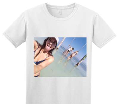 Custom Adult Soft Style 100% Cotton White T-Shirt