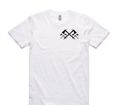 Custom AS Colour 100% Cotton White T-Shirt