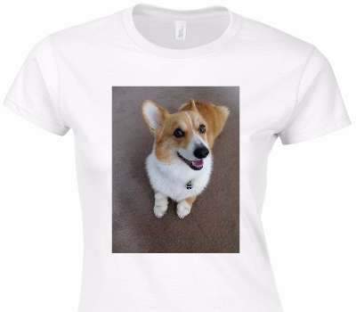 Custom Womens Soft Style 100% Cotton White T-Shirt