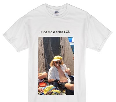Custom Gildan 100% Cotton White T-Shirt