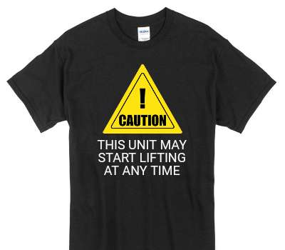 Custom Gildan 100% Cotton Black T-Shirt