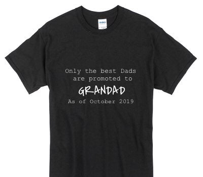 Custom Gildan 100% Cotton Black T-Shirt