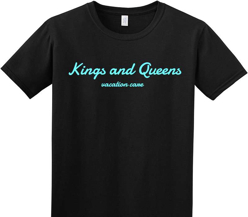 Custom Adult Soft Style 100% Cotton Black T-Shirt