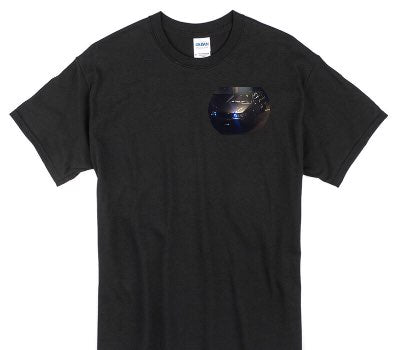 Custom Gildan 100% Cotton Black T-Shirt