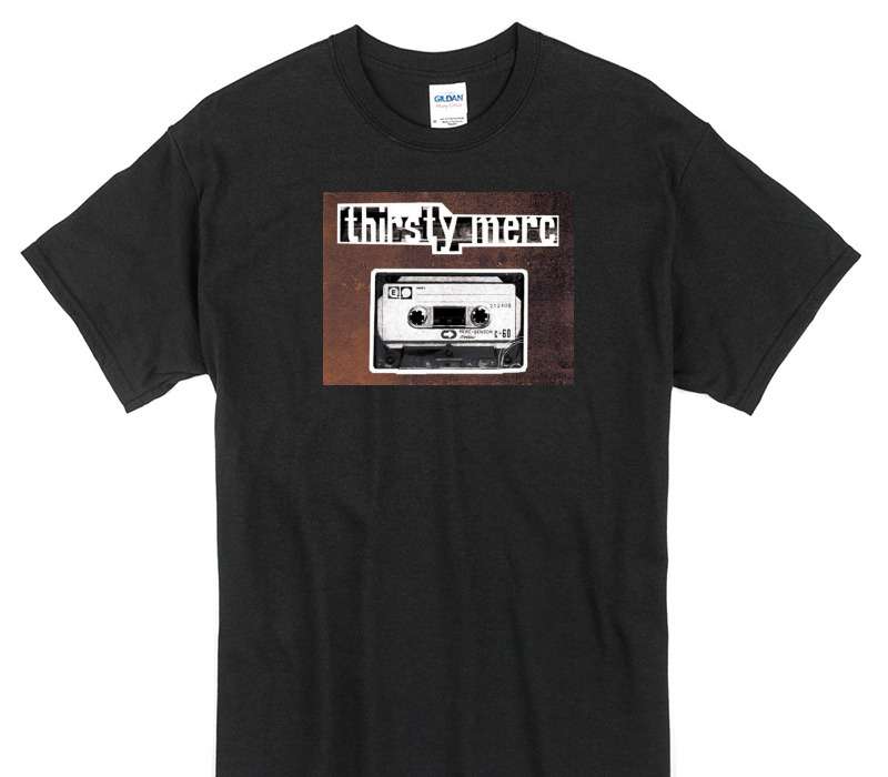 Custom Gildan 100% Cotton Black T-Shirt