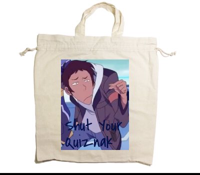 Custom Drawstring Tote Bag Cotton Calico