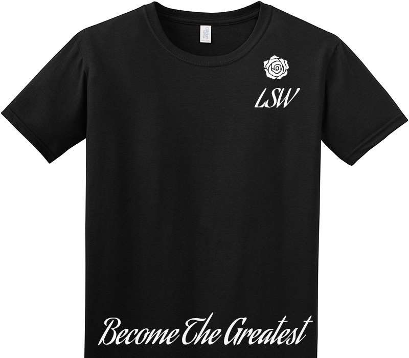 Custom Adult Soft Style 100% Cotton Black T-Shirt