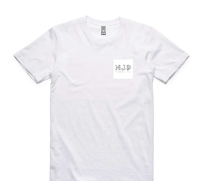 Custom AS Colour 100% Cotton White T-Shirt