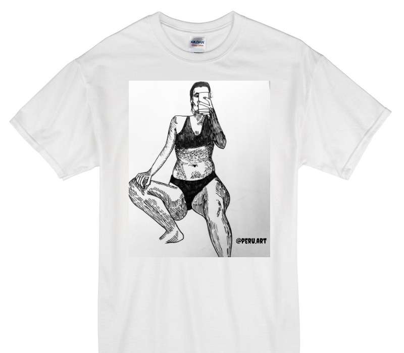 Custom Gildan 100% Cotton White T-Shirt