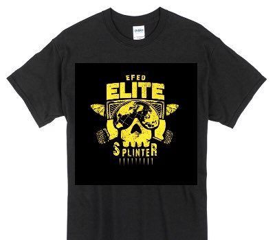 Custom Gildan 100% Cotton Black T-Shirt
