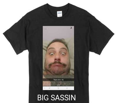 Custom Gildan 100% Cotton Black T-Shirt