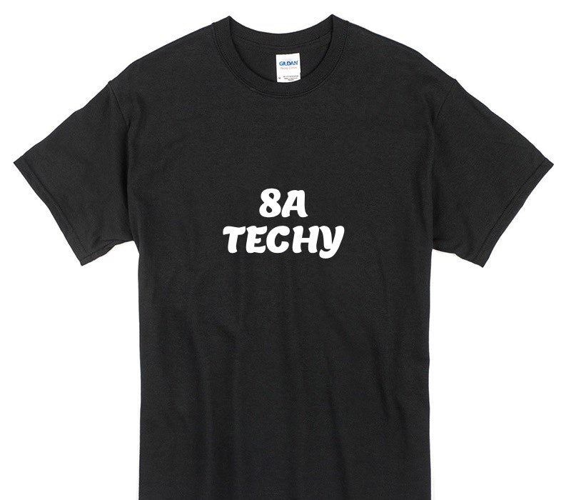 Custom Gildan 100% Cotton Black T-Shirt