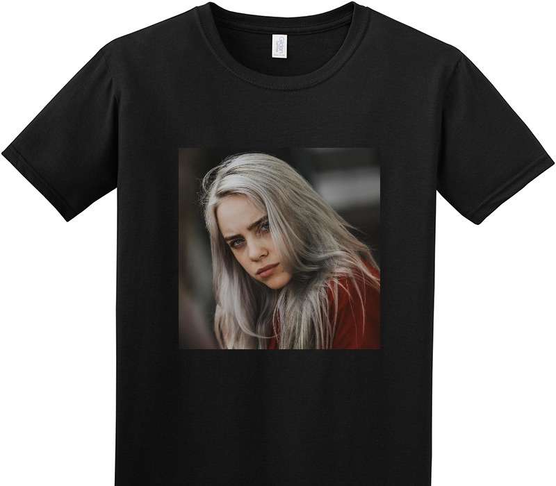 Custom Adult Soft Style 100% Cotton Black T-Shirt
