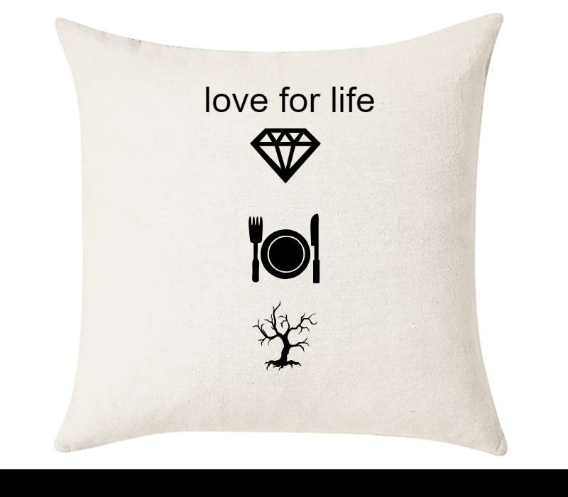 Custom Cushion Cover 50cm x 50 cm Off White