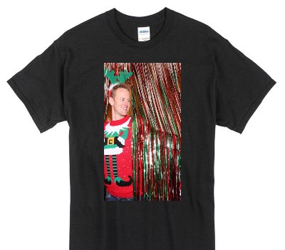 Custom Gildan 100% Cotton Black T-Shirt