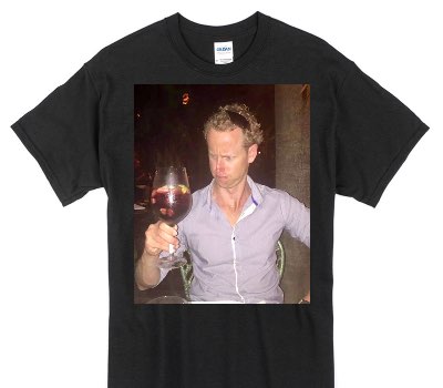 Custom Gildan 100% Cotton Black T-Shirt
