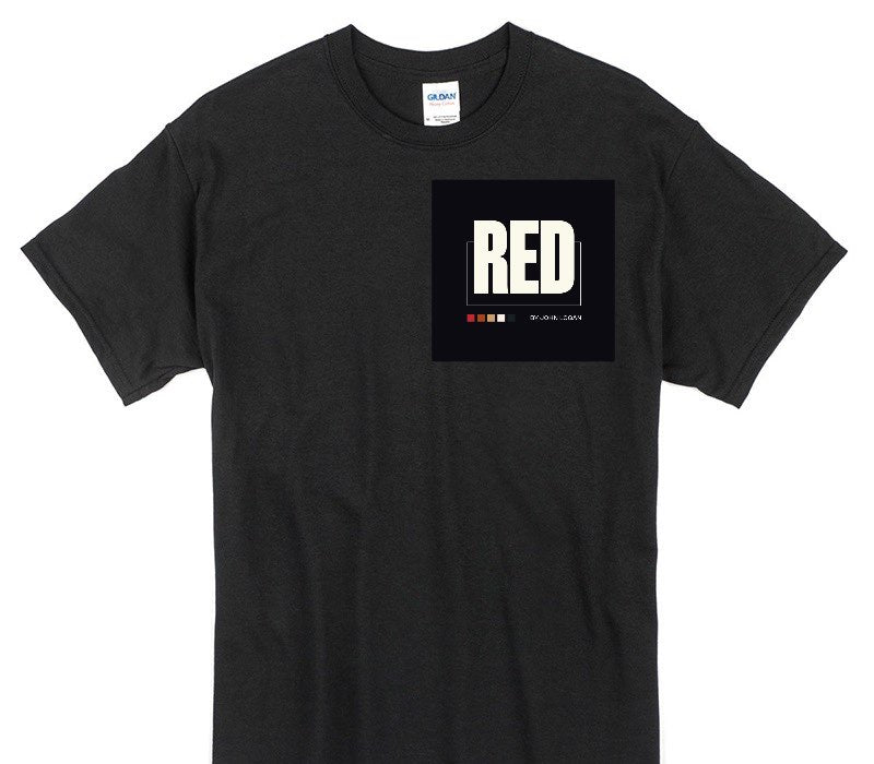 Custom Gildan 100% Cotton Black T-Shirt