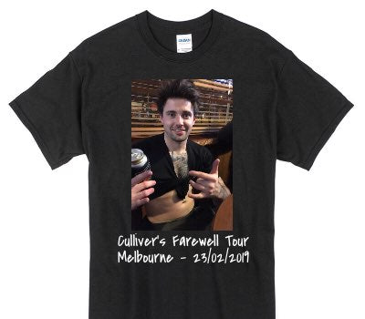 Custom Gildan 100% Cotton Black T-Shirt