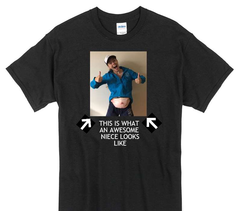 Custom Gildan 100% Cotton Black T-Shirt