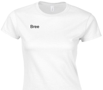 Custom Womens Soft Style 100% Cotton White T-Shirt
