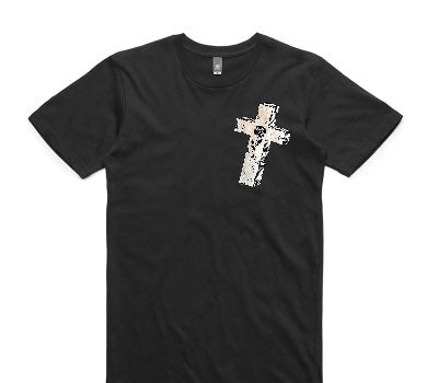 Custom AS Colour 100% Cotton Black T-Shirt