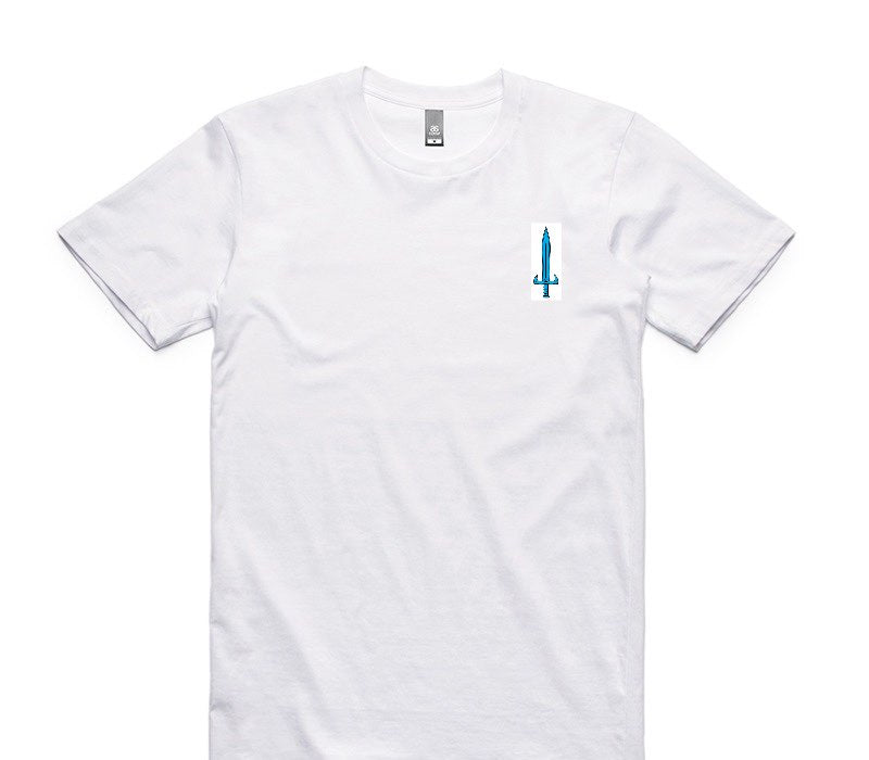 Custom AS Colour 100% Cotton White T-Shirt