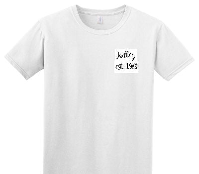 Custom Adult Soft Style 100% Cotton White T-Shirt