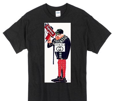 Custom Gildan 100% Cotton Black T-Shirt