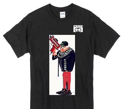 Custom Gildan 100% Cotton Black T-Shirt