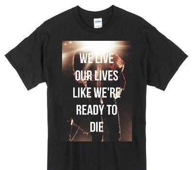 Custom Gildan 100% Cotton Black T-Shirt