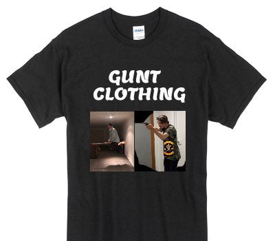 Custom Gildan 100% Cotton Black T-Shirt