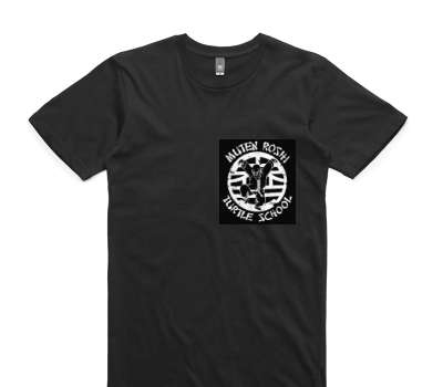 Custom AS Colour 100% Cotton Black T-Shirt