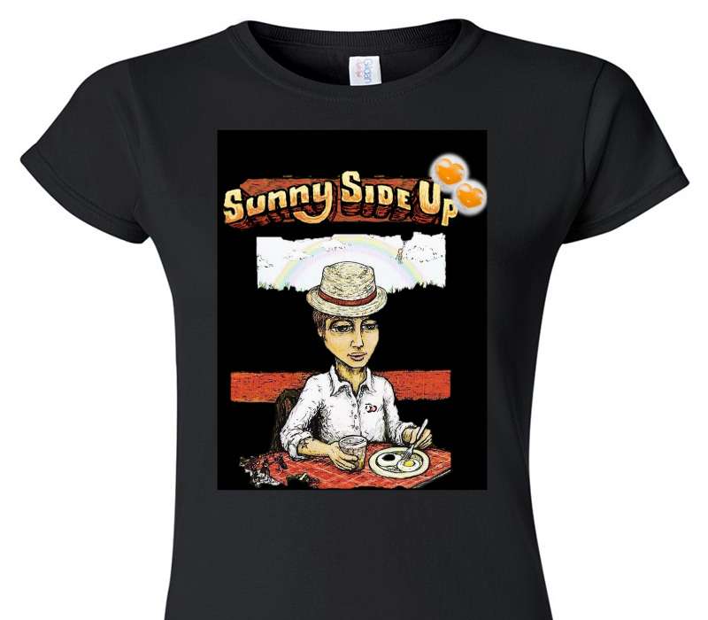 Custom Womens Soft Style 100% Cotton Black T-Shirt