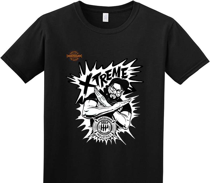 Custom Adult Soft Style 100% Cotton Black T-Shirt