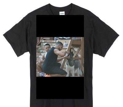 Custom Gildan 100% Cotton Black T-Shirt