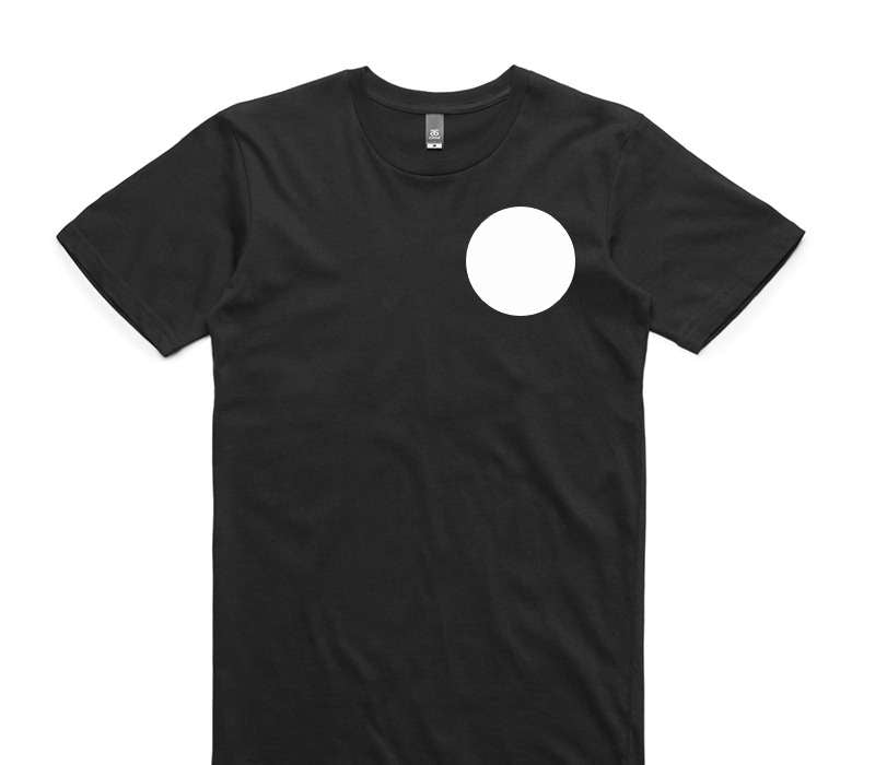 Custom AS Colour 100% Cotton Black T-Shirt