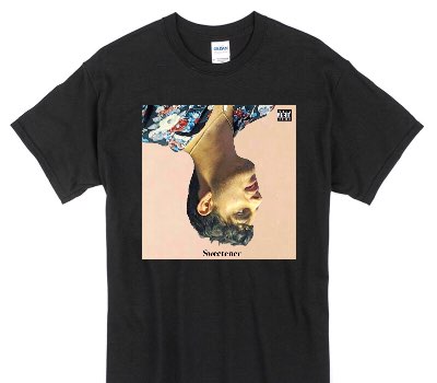 Custom Gildan 100% Cotton Black T-Shirt