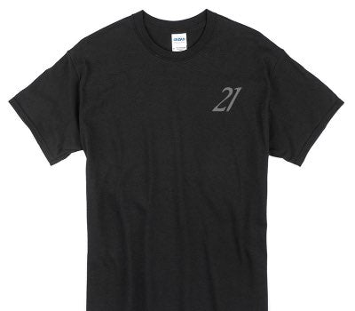 Custom Gildan 100% Cotton Black T-Shirt
