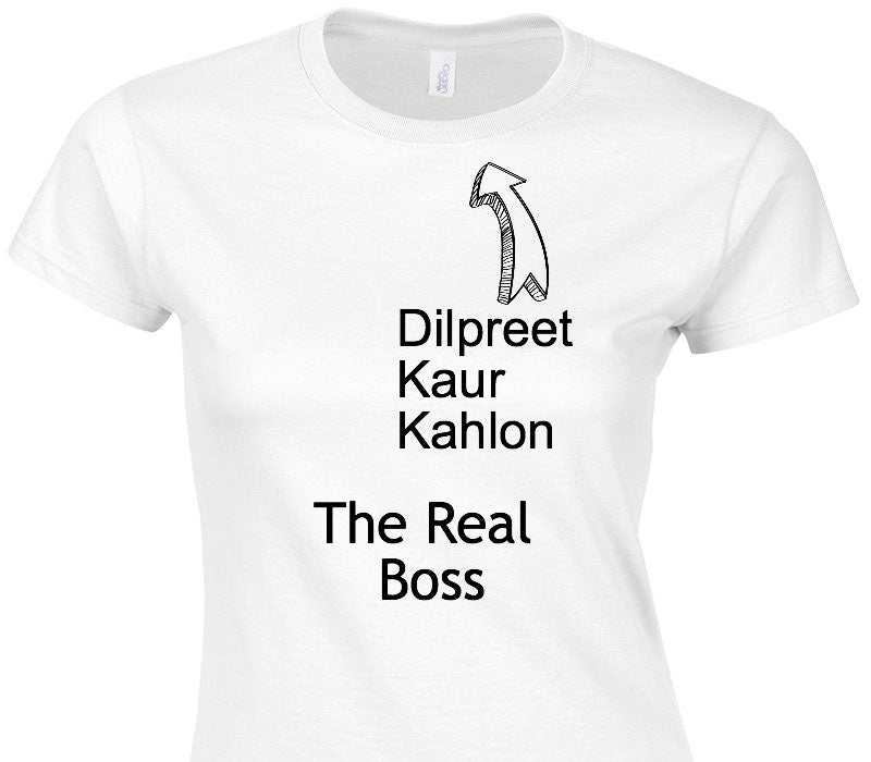 Custom Womens Soft Style 100% Cotton White T-Shirt