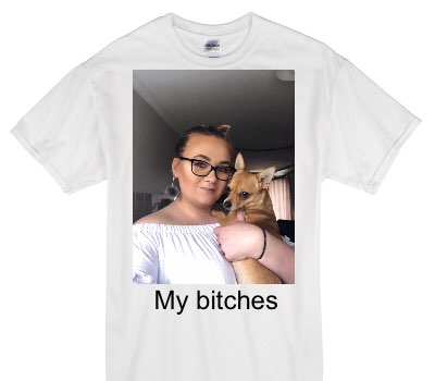 Custom Gildan 100% Cotton White T-Shirt