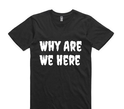 Custom AS Colour 100% Cotton Black T-Shirt