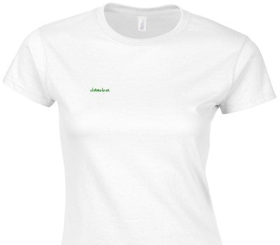Custom Womens Soft Style 100% Cotton White T-Shirt