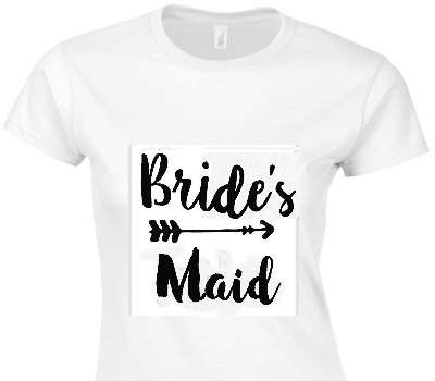 Custom Womens Soft Style 100% Cotton White T-Shirt