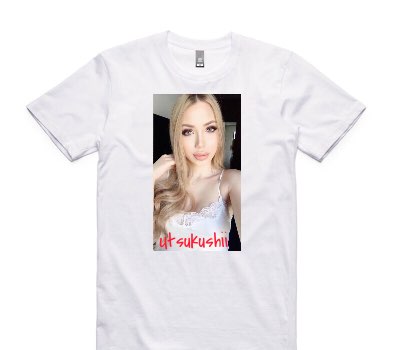 Custom AS Colour 100% Cotton White T-Shirt