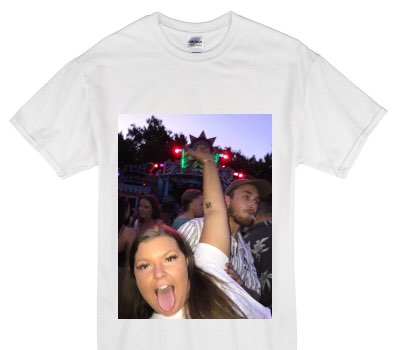 Custom Gildan 100% Cotton White T-Shirt