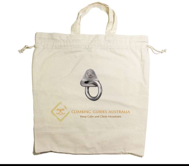 Custom Drawstring Tote Bag Cotton Calico