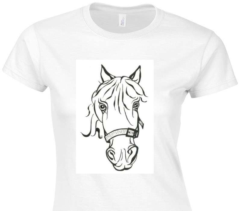 Custom Womens Soft Style 100% Cotton White T-Shirt