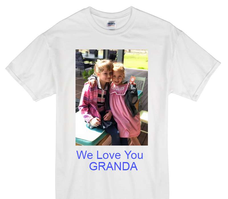 Custom Gildan 100% Cotton White T-Shirt